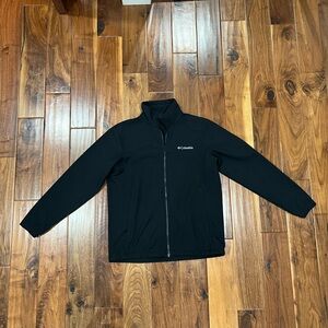 Columbia Black Omniheat Windbreaker Jacket Size L